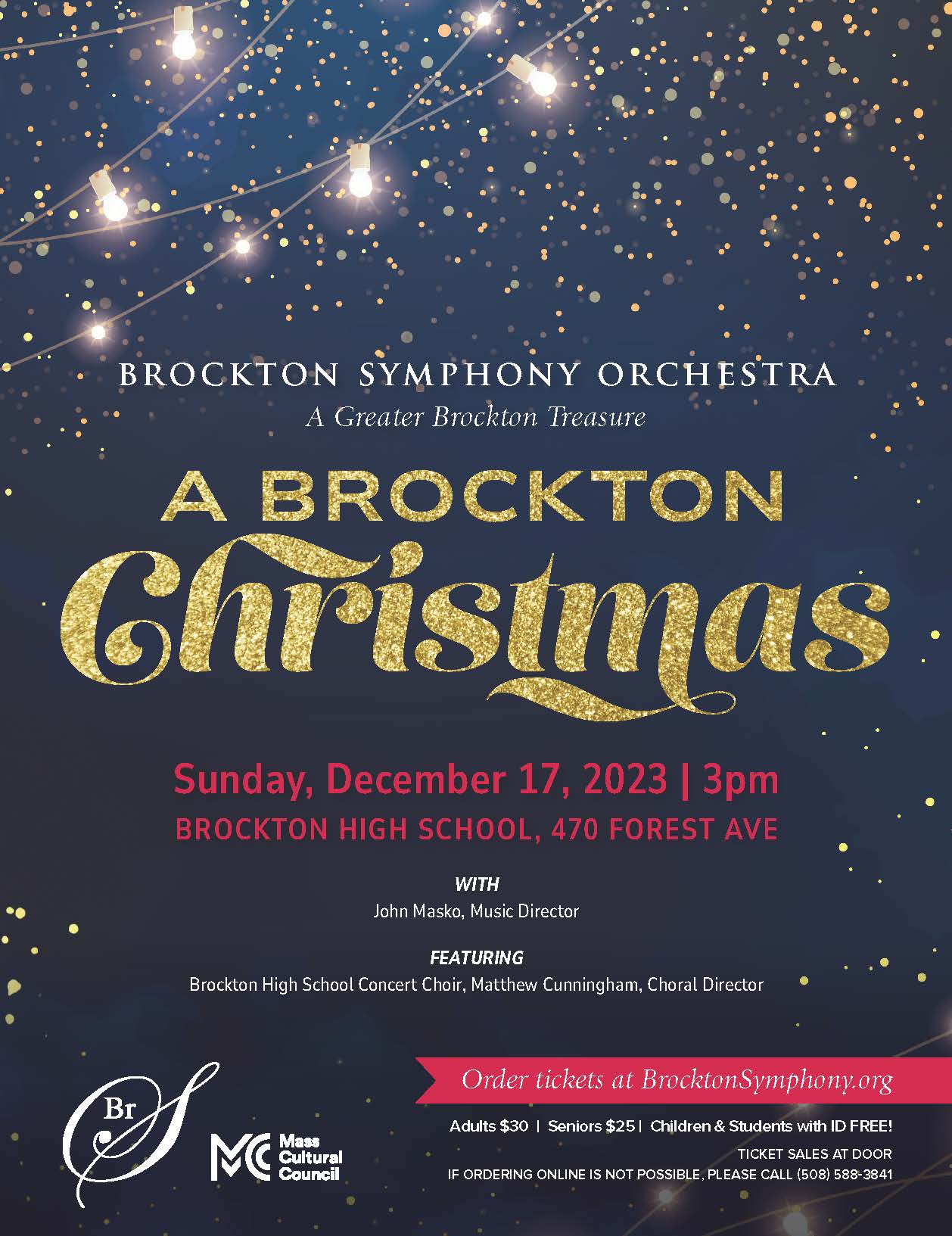 Poster for December Concert