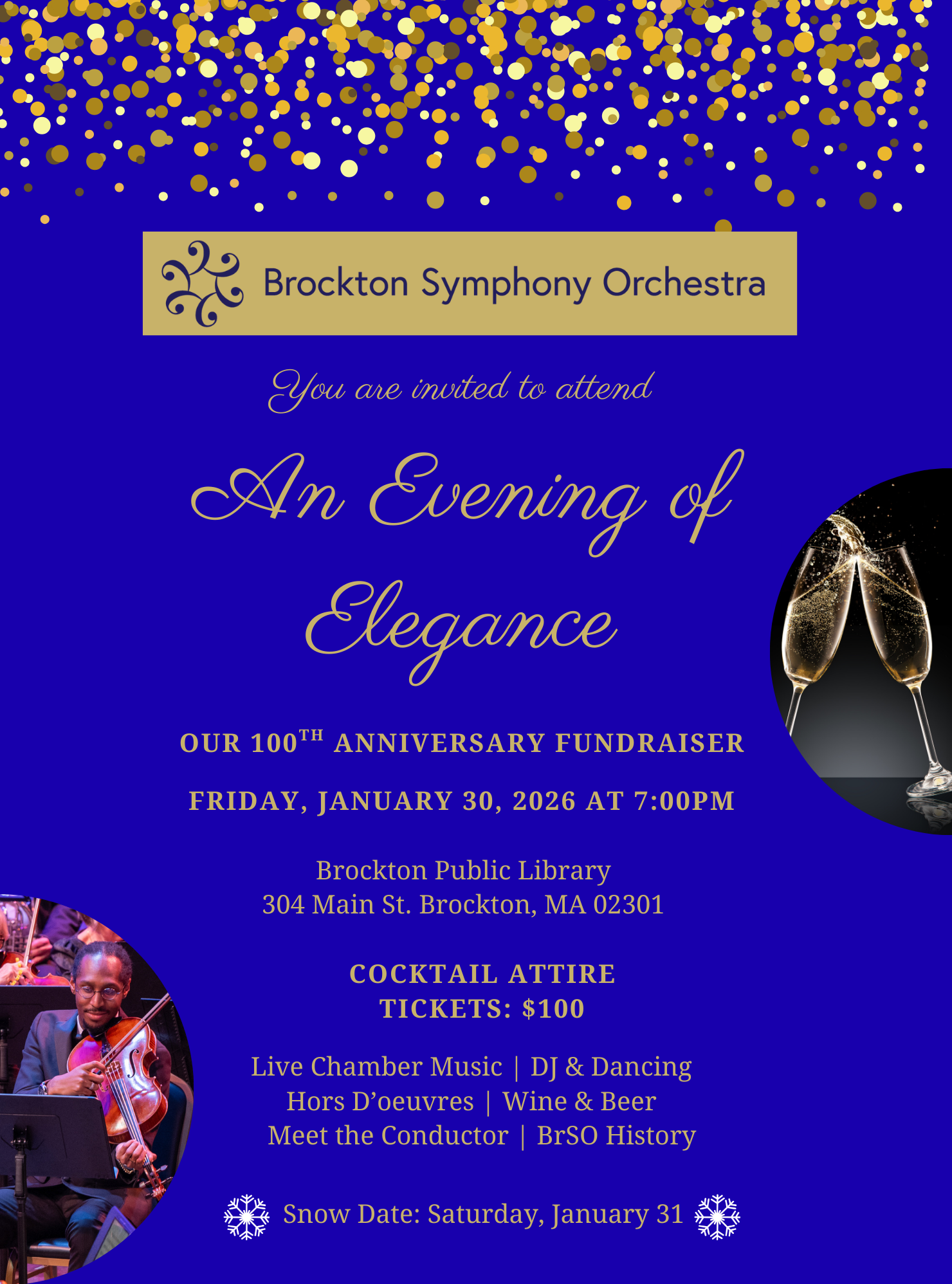 An Evening of Elegance Flyer
